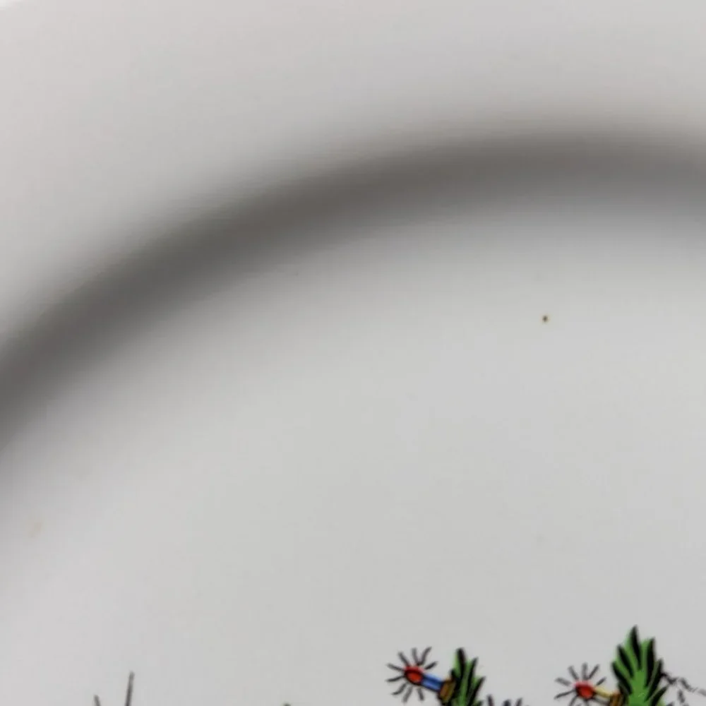 Cuthbertson American Christmas Tree Six Plates Bread Butter And Salad Mixed Lot - Picture 8 of 10